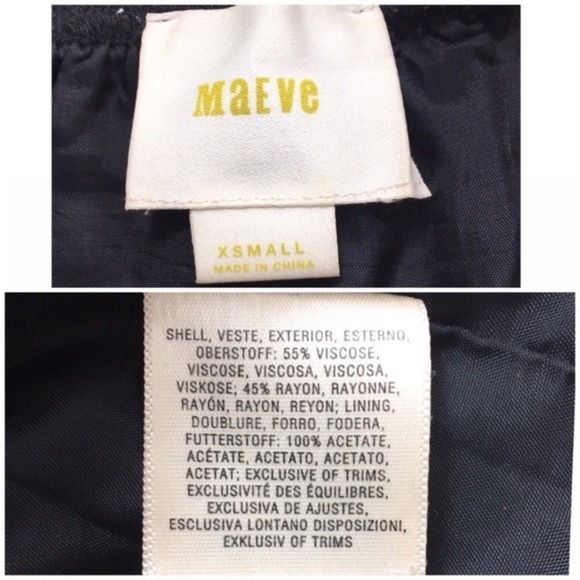 Anthropologie Maeve Paulina Button Print Mini Skirt in Black - Picture 5 of 7